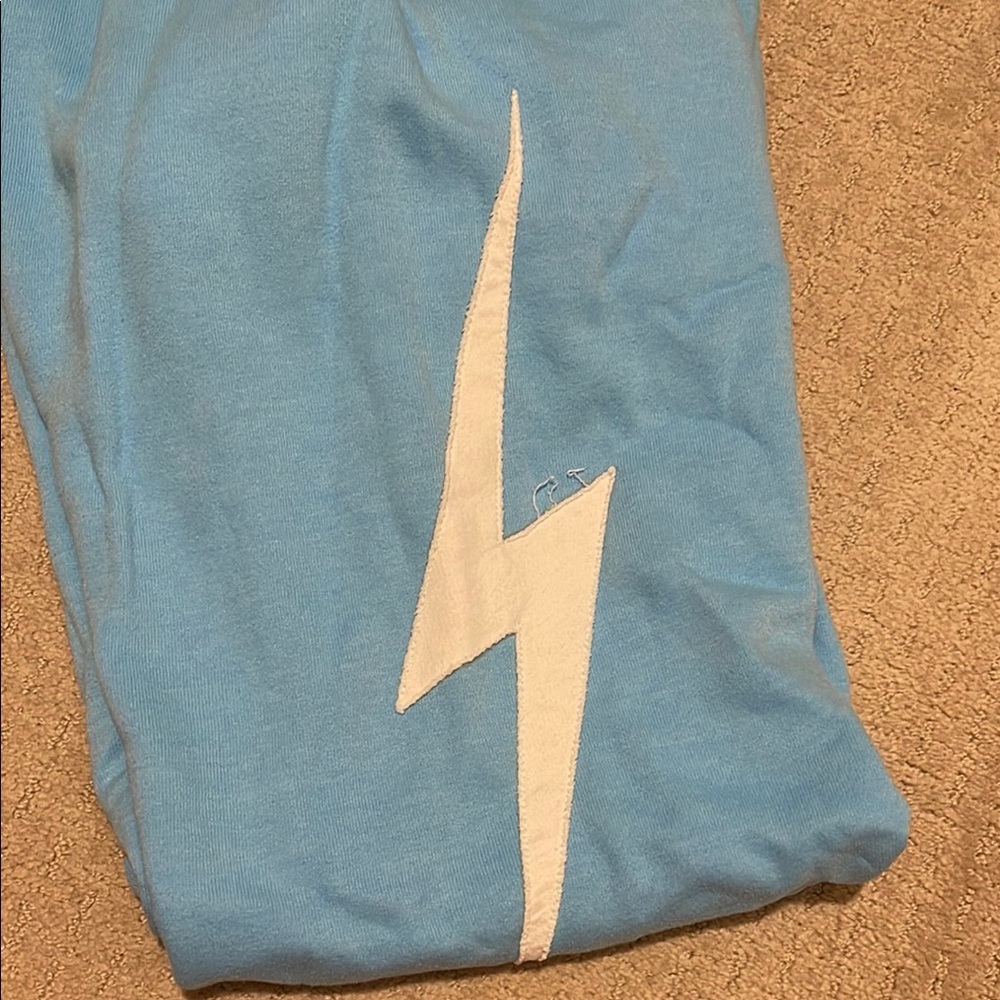 Aviator Nation Blue Lightning Bolt Stitch Men Joggers XL - Picture 5 of 14